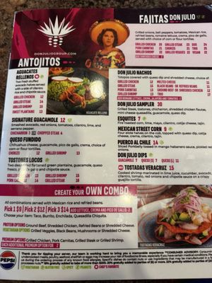 Menu photo 8 Don Julio Lake Mary, FL