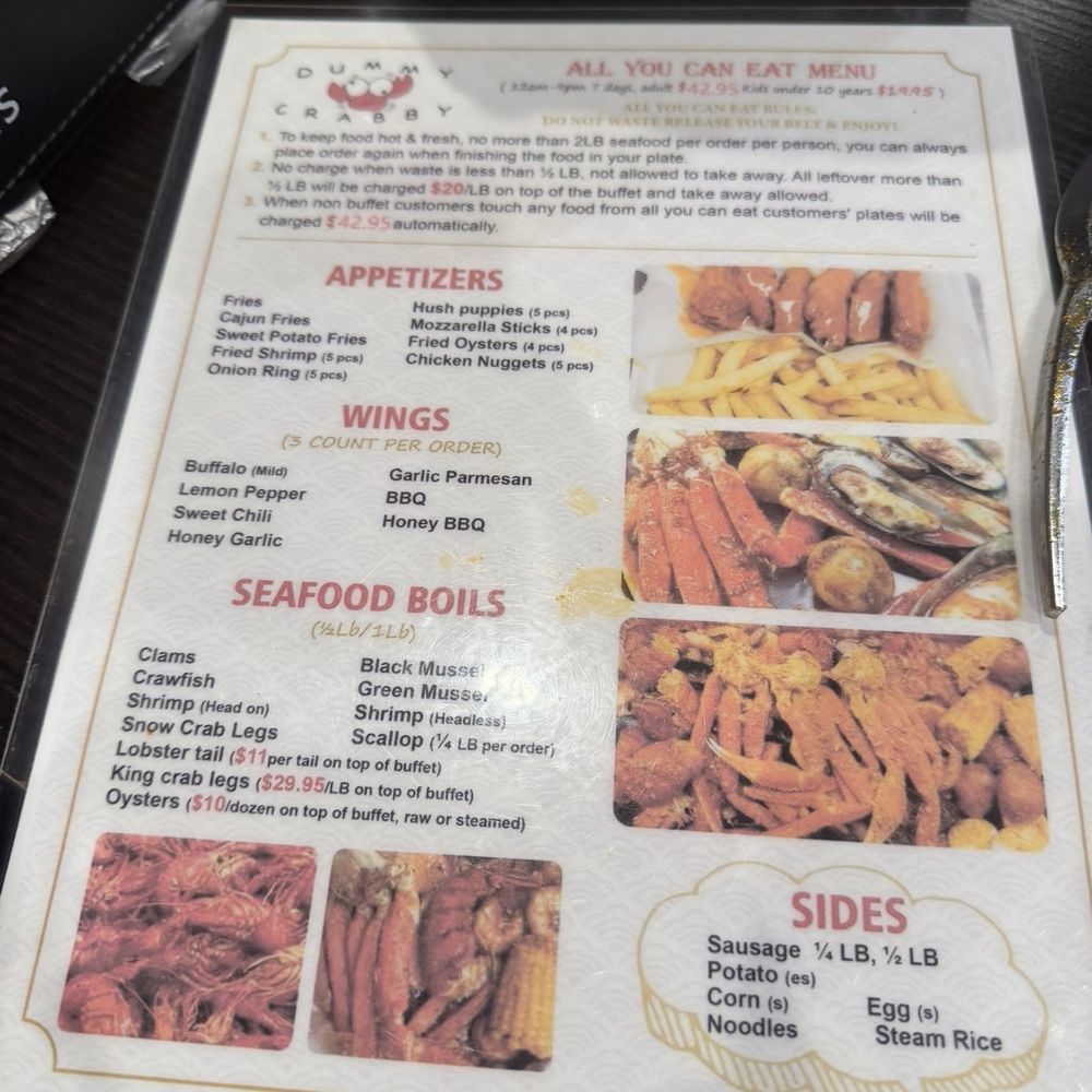 Dummy Crabby - Menu - Seafood Near Me - Tampa, Florida Dummy Crabby - Menu - Seafood Near Me - Tampa, Florida