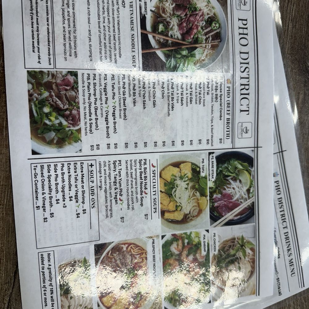 Pho District - Soup Near Me - Glen Burnie, Maryland