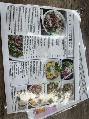 Menu photo 1 Pho District Glen Burnie, MD