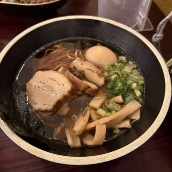RamenKoko - Truffle Shoyu Ramen with white straight noodle and Chasu Pork Belly - Ramen Near Me - Highland, California RamenKoko - Truffle Shoyu Ramen with white straight noodle and Chasu Pork Belly - Ramen Near Me - Highland, California