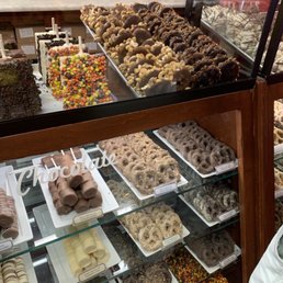 One of the many displays of sweets. One of the many displays of sweets.