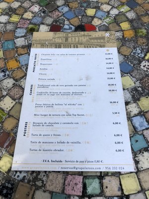 Menu photo 2 La Raza Seville, SE