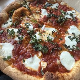 Margherita   pizza! This was the best thing on the menu ! Perfect!