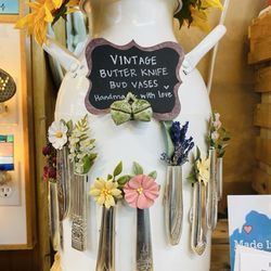 Sturgeon River Pottery - Vintage Butter Knife Bud Vases!