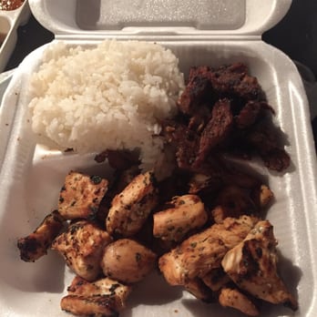 AYCE Gogi - VAN NUYS - These are the leftovers from 2 people who ordered 1 a la cart basil chicken and 1 a la cart garlic beef! - Korean Near Me - Van Nuys, California