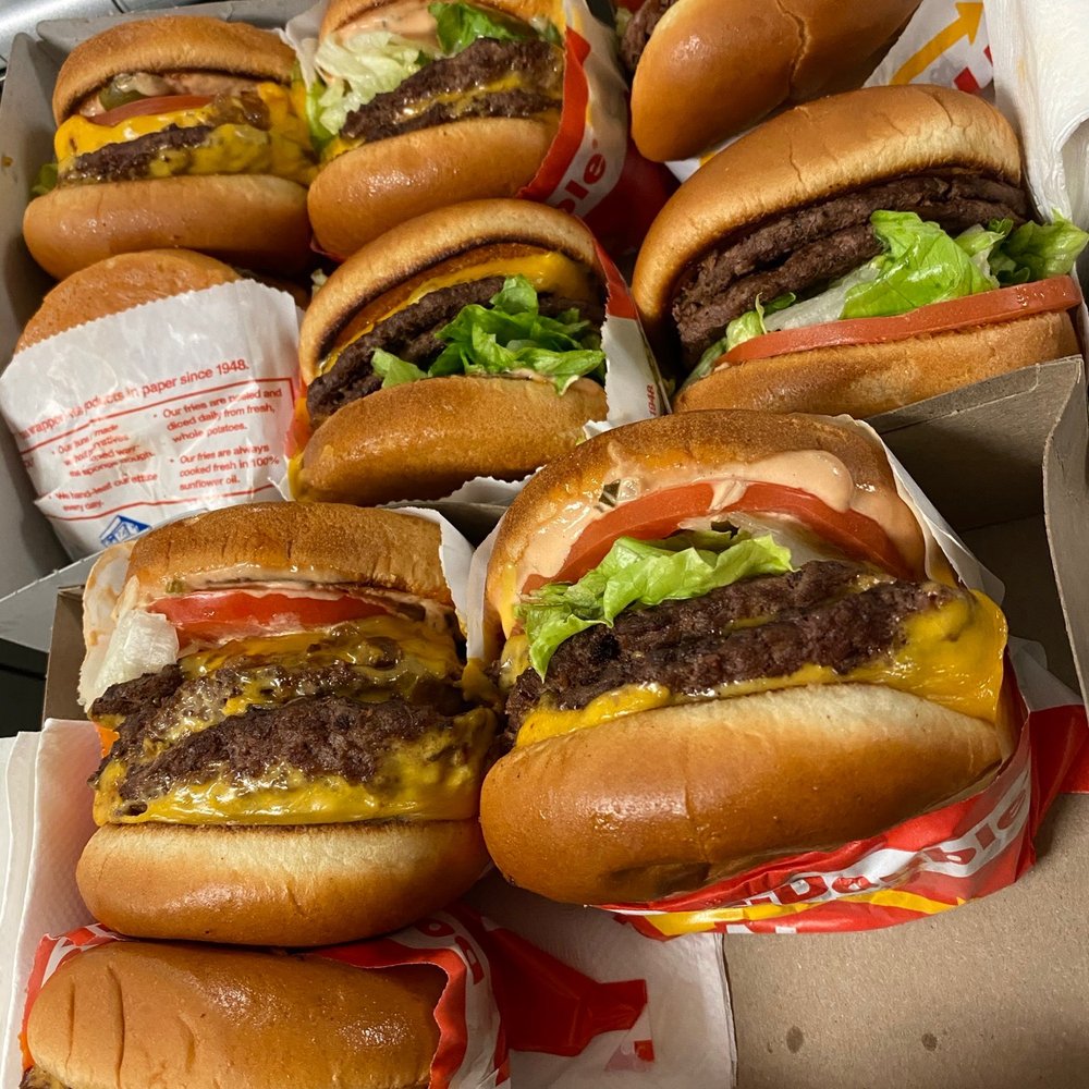 A variety of different burgers A variety of different burgers