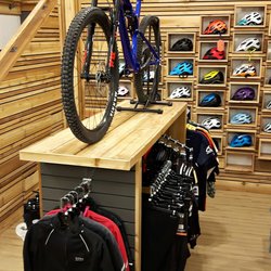 Bike Bros - There is a good selection of clothing, helmets and cycling shoes.