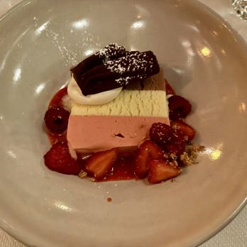 Chez Panisse - Neapolitan Ice Cream Bombe - New American Near Me - Berkeley, California