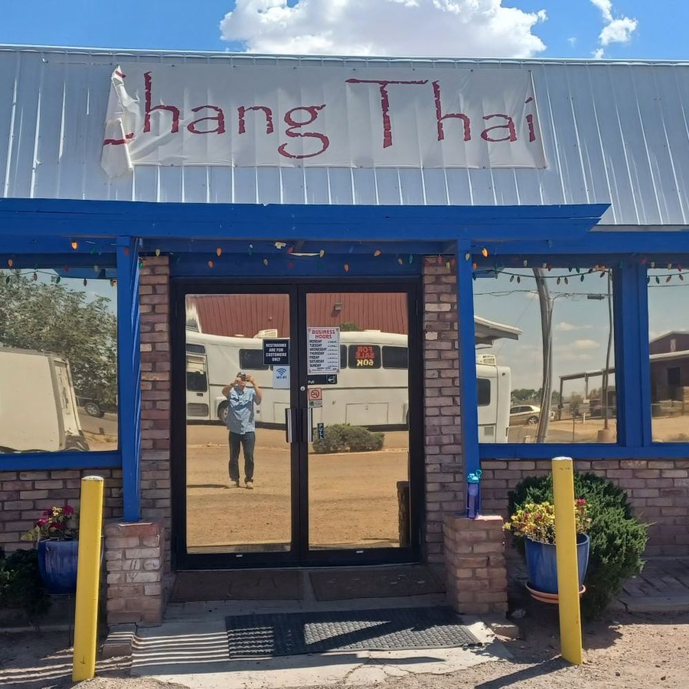 Chang Thai restaurant on I40 in Winslow, AZ
