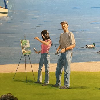 Doug's Fish Fry - Mural detail - Seafood Near Me - Skaneateles, New York Doug's Fish Fry - Mural detail - Seafood Near Me - Skaneateles, New York
