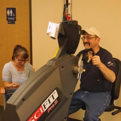 Prineville Physical Therapy - PT Christine helps my husband use the machine correctly. She keeps him on task :-)