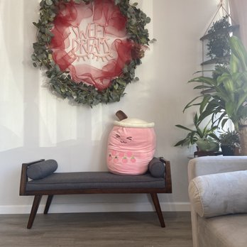 T' Beauty Lashes & Brows - Cute lounge area - Eyelash Service Near Me - Torrance, California