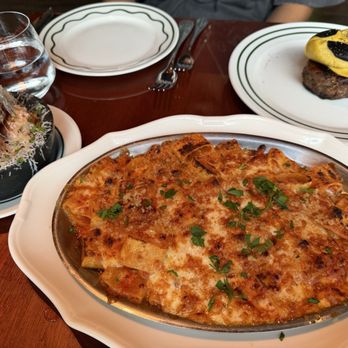 Bad Roman - Filetto with the Cacio e Pepe Raviolo add-on, Filet Mignon Meatballs, Paccheri Amatriciana - New American Near Me - Beverly Hills, California