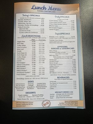 Menu photo 4 M & M Soul Food Carson, CA Menu photo 4 M & M Soul Food Carson, CA