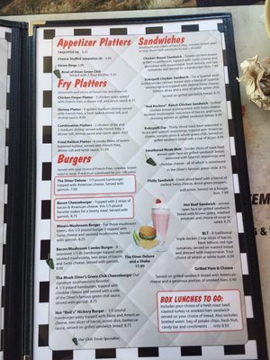 Menu photo 6 Moab Diner Moab, UT