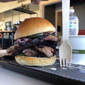 Buddy Boy Fine Barbeque - Thats a brisket sandwich! - Barbeque Near Me - Minnetrista, Minnesota
