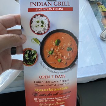 Indian Grill - Menu - Indian Near Me - Camillus, New York