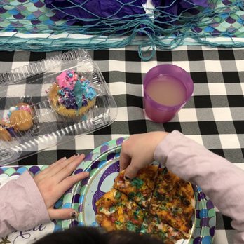 Way Cool Cooking School - Eating the pizza with the multi-colored cheese. - Cooking Schools Near Me - Eden Prairie, Minnesota Way Cool Cooking School - Eating the pizza with the multi-colored cheese. - Cooking Schools Near Me - Eden Prairie, Minnesota