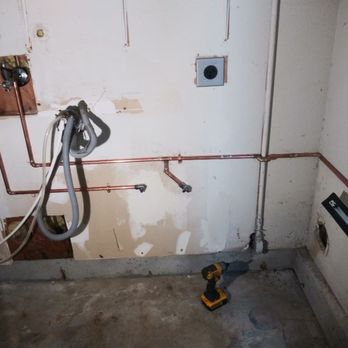 Spec Home Drain Services - Inside view of new Plumbing water lines i added to accomodate a new wash basin which will be installed in the near future..  To be continued - Plumbing Near Me - Milpitas, California