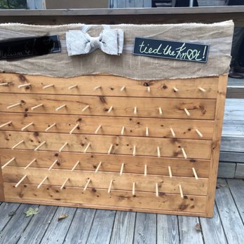 The Seed Mill Event Barn - Peg board for serving pretzels, donuts, etc. - Event Planning & Services Near Me - Monroe, North Carolina