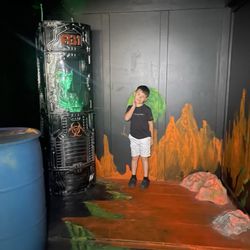 The Alien Zone - My son loved taking photos with all of the alien props