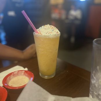 Rio 150 - Mango Virgin frozen with whip topping - Mexican Near Me - Concord, North Carolina Rio 150 - Mango Virgin frozen with whip topping - Mexican Near Me - Concord, North Carolina
