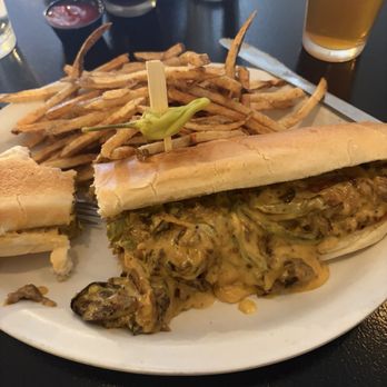 Element 41 - Element 41 - Philly sandwich...lots of cheese, too! - Seafood Near Me - Chardon, Ohio