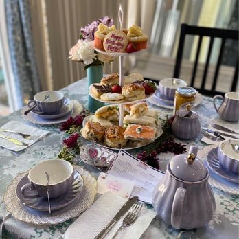 Britalicious - a table set for a tea party - Caterers Near Me - Chino, California Britalicious - a table set for a tea party - Caterers Near Me - Chino, California