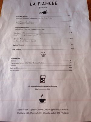 Menu photo 1 La Fiancée Toulouse, 31 Menu photo 1 La Fiancée Toulouse, 31