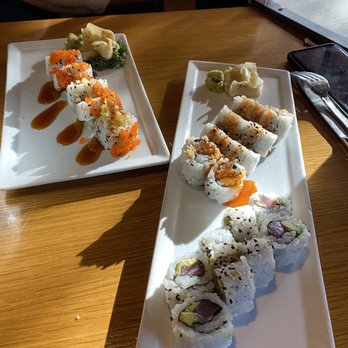 Kabuki - Shrimp tempura / tuna avo & spicy tuna - Sushi Bars Near Me - Palm Beach Gardens, Florida Kabuki - Shrimp tempura / tuna avo & spicy tuna - Sushi Bars Near Me - Palm Beach Gardens, Florida