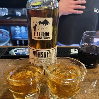 Poachers Pub - whiskey on the rocks - New American Near Me - Mountain Village, Colorado Poachers Pub - whiskey on the rocks - New American Near Me - Mountain Village, Colorado