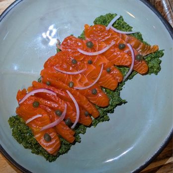 Osteria Il Muro - Fjord Trout Crudo - Italian Near Me - Denton, Texas Osteria Il Muro - Fjord Trout Crudo - Italian Near Me - Denton, Texas