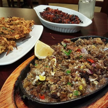 Kumare Restaurant & Bakery - Ukoy | Pork barbecue | Pork Sisig - Filipino Near Me - Richmond, British Columbia
