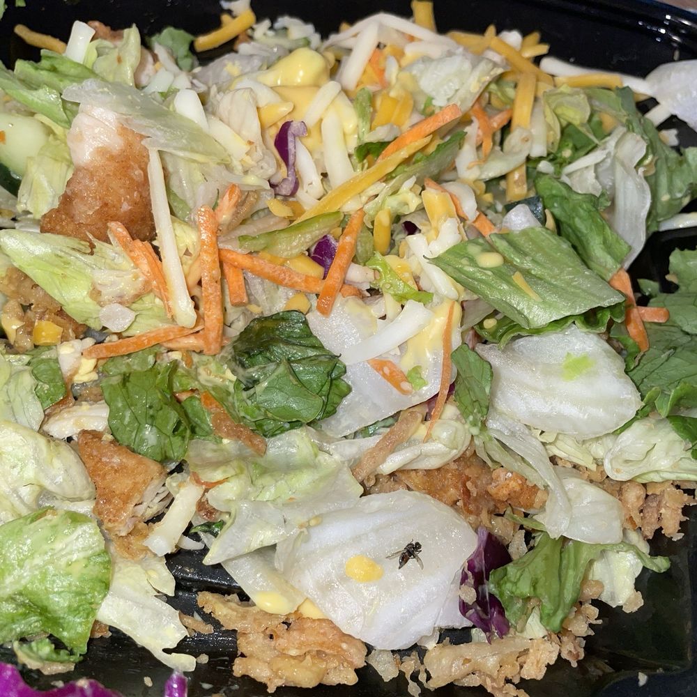 FLY in my Cobb Zalad. FLY in my Cobb Zalad.