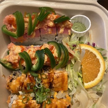 Epoch Asian Fusion - Devil's Fire Roll and Tiger Roll - Asian Fusion Near Me - Pompton Lakes, New Jersey