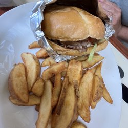 Los Tres Caminos - Torta with fries