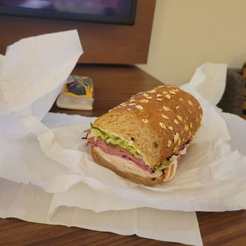 Roma Deli - This was a turkey & pastrami sandwich..HUGE - Italian Near Me - San Bruno, California