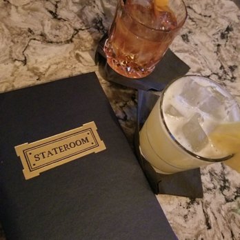 Stateroom Bar - Manhattan with no cherry - Cocktail Bars Near Me - Laguna Beach, California