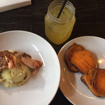 matchbox - Mustard Crusted Salmon. - New American Near Me - Sunrise, Florida