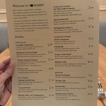 Moon Rabbit - Drink Menu - Vietnamese Near Me - Washington, DC, District of Columbia Moon Rabbit - Drink Menu - Vietnamese Near Me - Washington, DC, District of Columbia