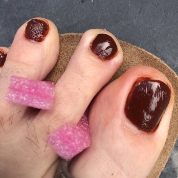 Atlantis Nails And Spa - Horrible job - Nail Salons Near Me - Myrtle Beach, South Carolina