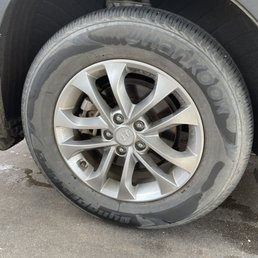 This is after the " TIRE SHINE" $15 wash This is after the " TIRE SHINE" $15 wash
