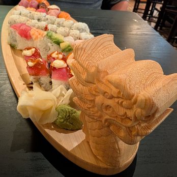 Azuma Sushi & Teppan - Yay a sushi boat! - Sushi Bars Near Me - Albuquerque, New Mexico