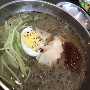 Tofu Ya - Cold noodle soup (not listed on menu) - Korean Near Me - Los Angeles, California Tofu Ya - Cold noodle soup (not listed on menu) - Korean Near Me - Los Angeles, California