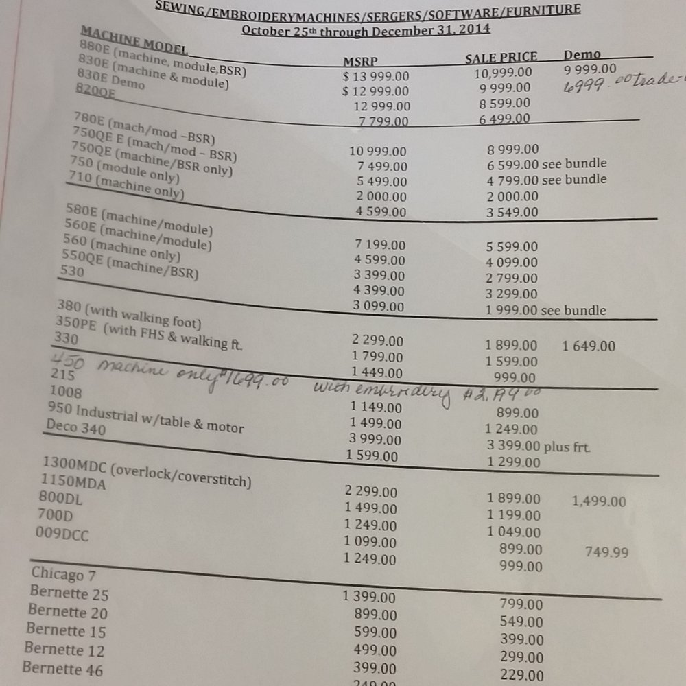 A Different Touch - Price list as of November 2014 - Fabric Stores Near Me - Chesapeake, Virginia A Different Touch - Price list as of November 2014 - Fabric Stores Near Me - Chesapeake, Virginia
