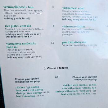 Vietnam Coast - Menu - Vietnamese Near Me - Houston, Texas
