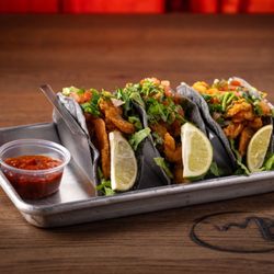Wild Badger Sports Saloon - Shrimp Street Tacos