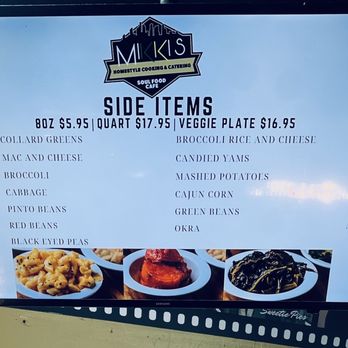 Mikki's Soul Food Cafe - Side items - Soul Food Near Me - Houston, Texas Mikki's Soul Food Cafe - Side items - Soul Food Near Me - Houston, Texas