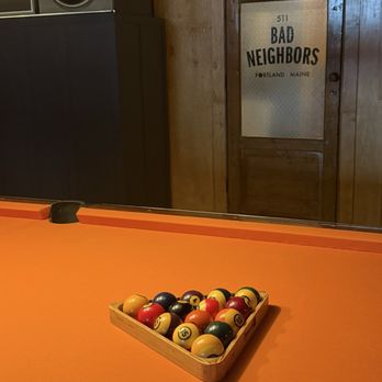 Bad Neighbors - Pool table - Cocktail Bars Near Me - Portland, Maine